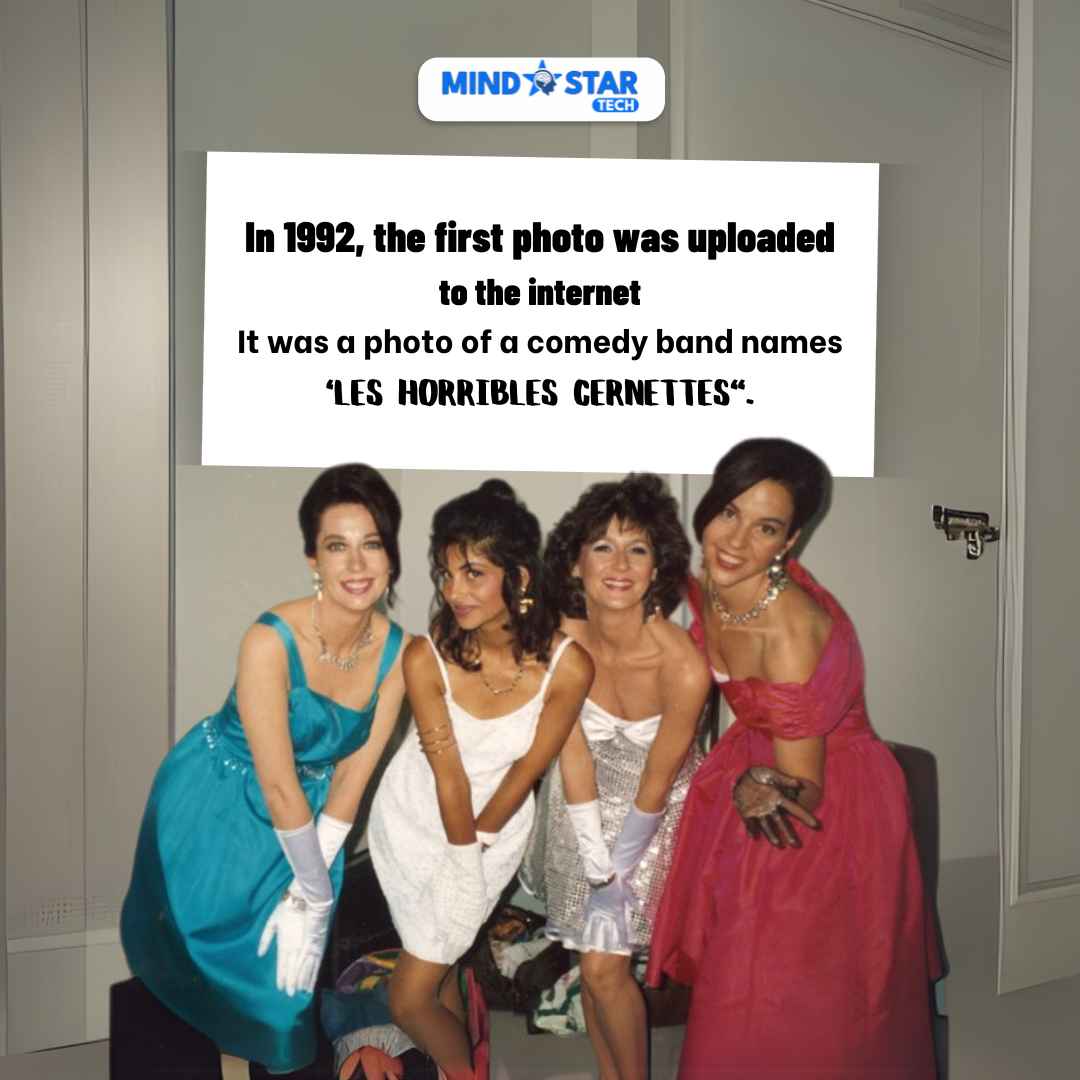 The first photo was uploaded to the internet